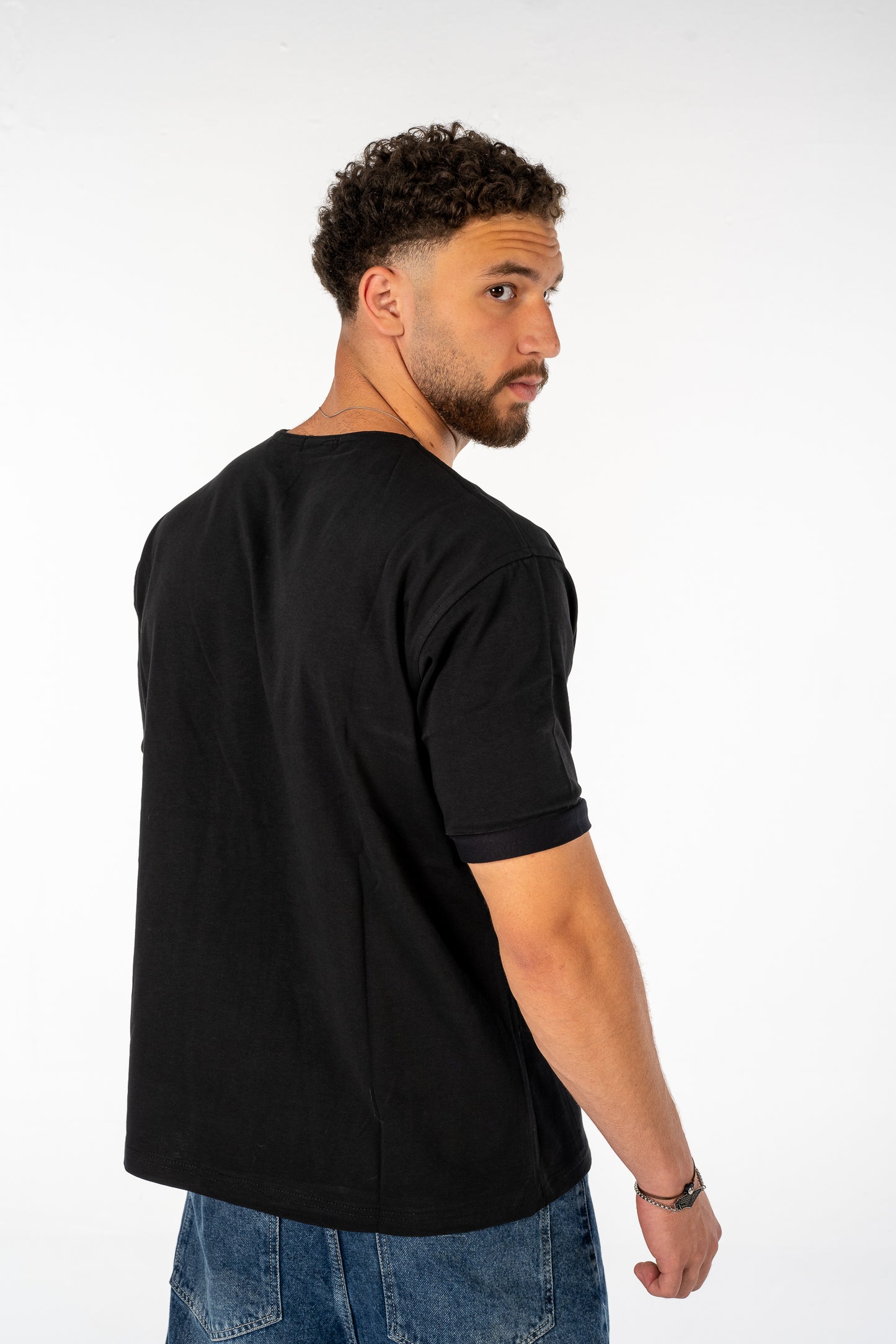 Black V Tee
