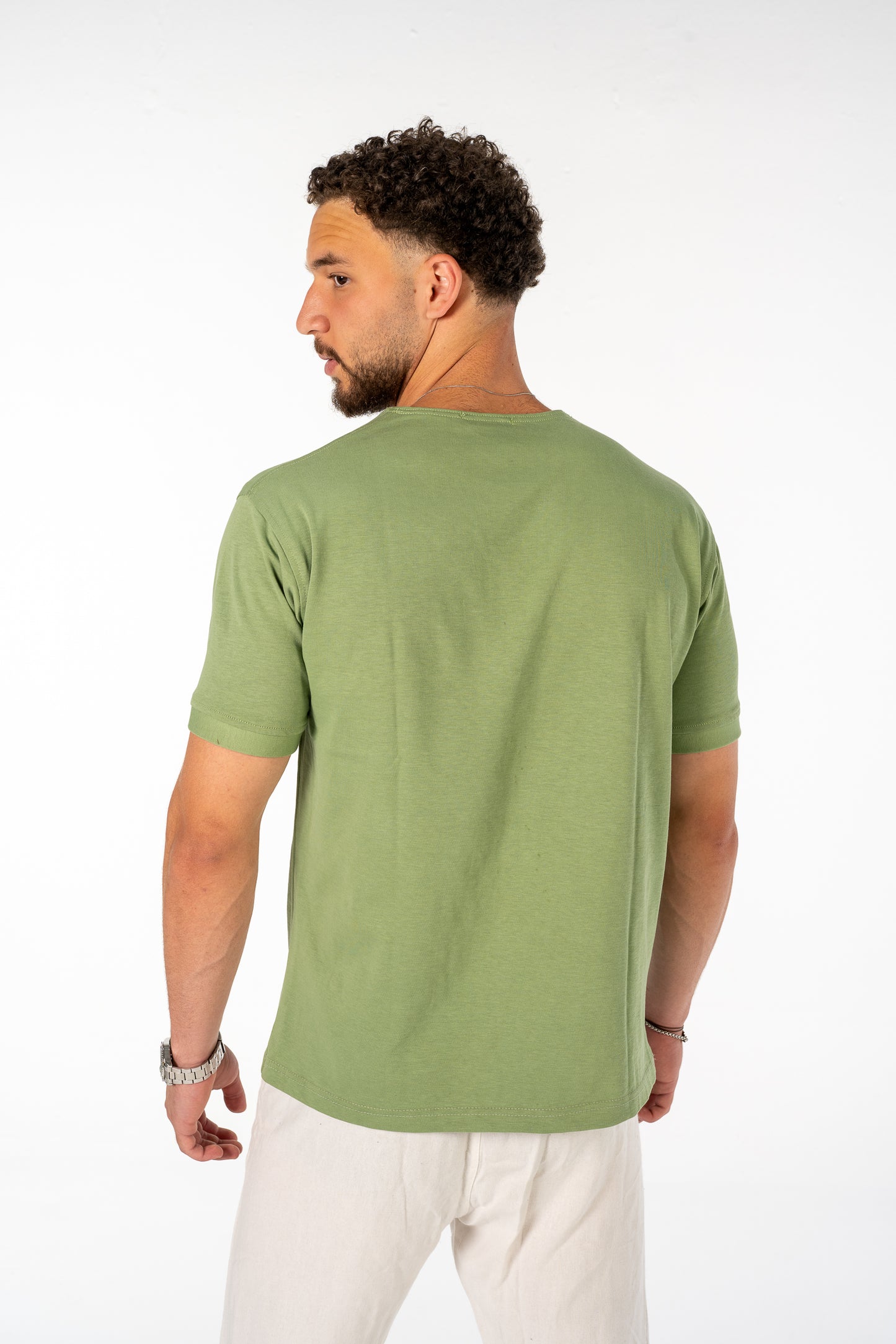 Mint Green V Tee