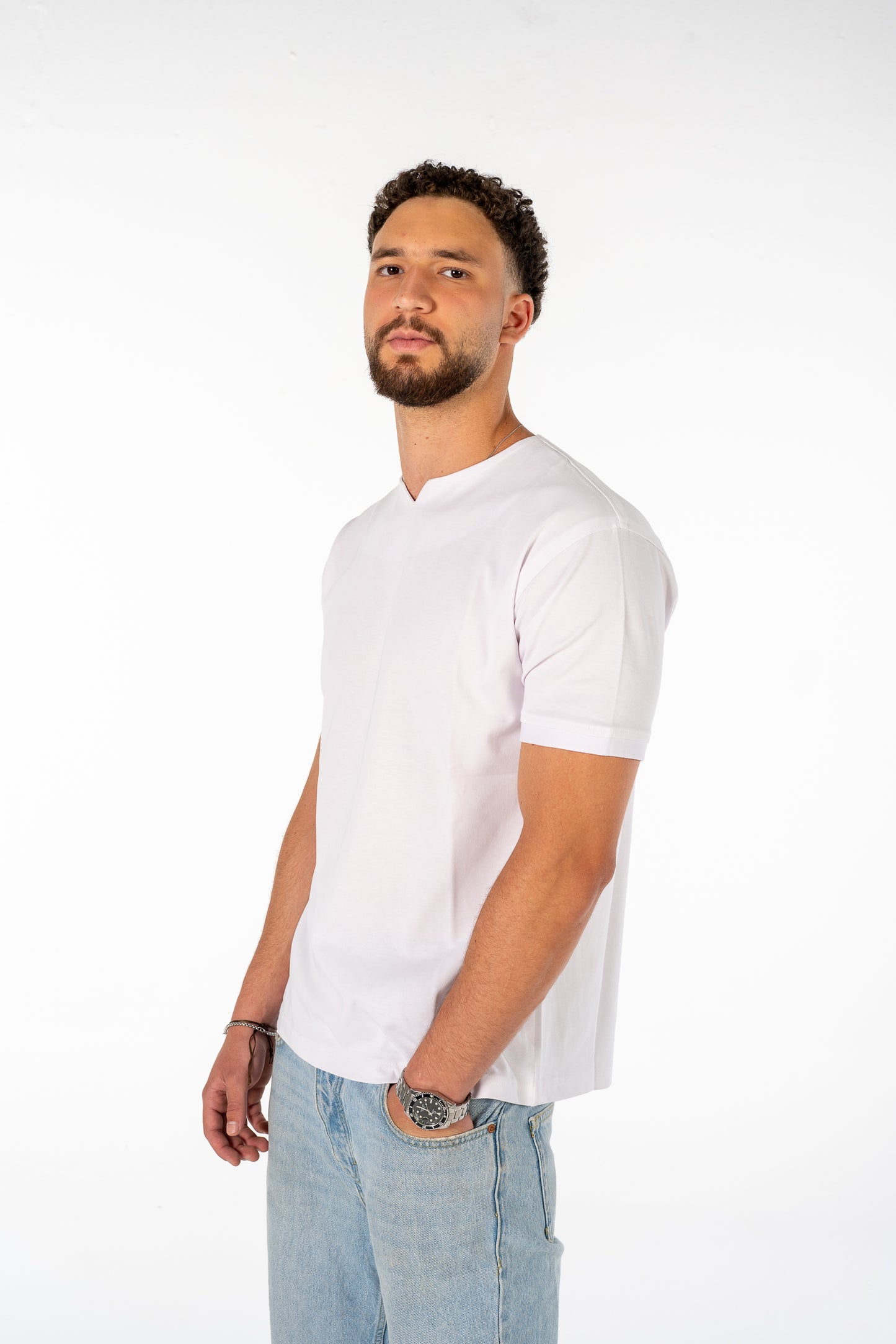 White V Tee