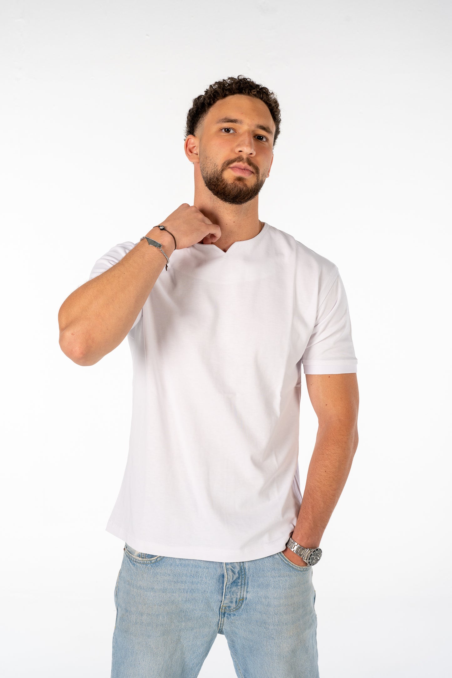 White V Tee