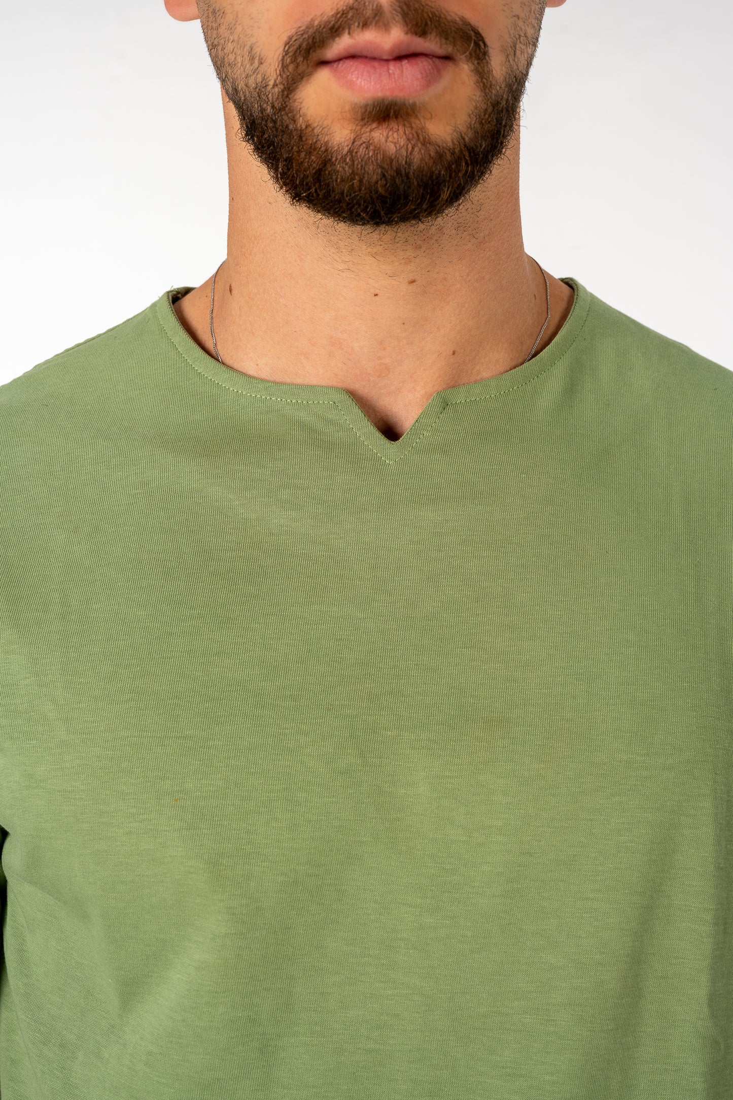 Mint Green V Tee